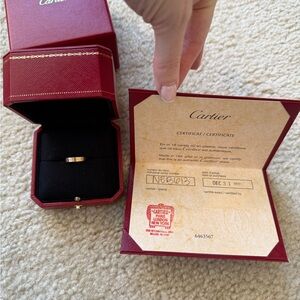 Cartier Gold Band Ring